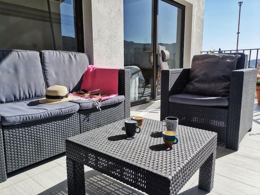 T5 Corail - Centre - Rooftop - Barbecue - Parking Collioure Extérieur photo