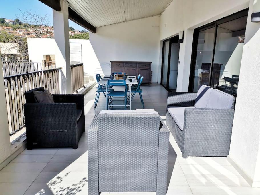 T5 Corail - Centre - Rooftop - Barbecue - Parking Collioure Extérieur photo