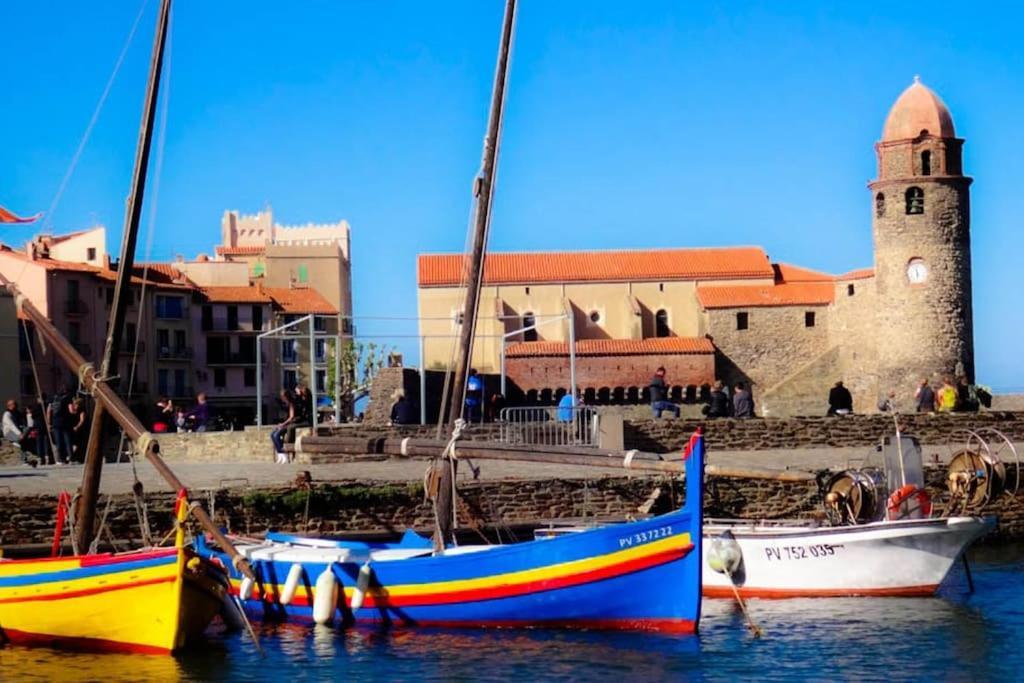 T5 Corail - Centre - Rooftop - Barbecue - Parking Collioure Extérieur photo